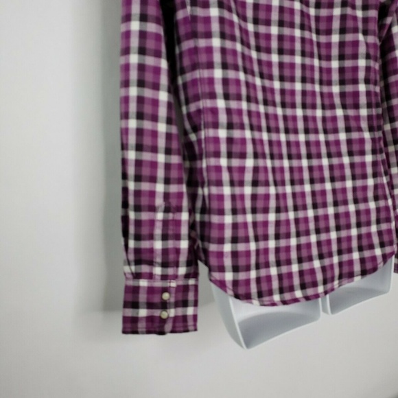 The North Face Purple Plaid LongSleeve Pearl Shirt - Picture 5 of 8